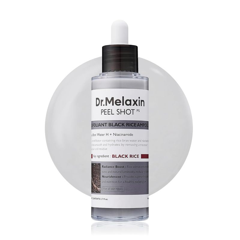 DR.MELAXIN | Serum Shot Glow Arroz Negro | Exfoliante  | 80ml