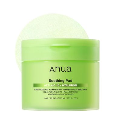 Anua | Pads Calmantes | Acido Azelaico 10% y Acido Hialuronico | 90 Pads - top