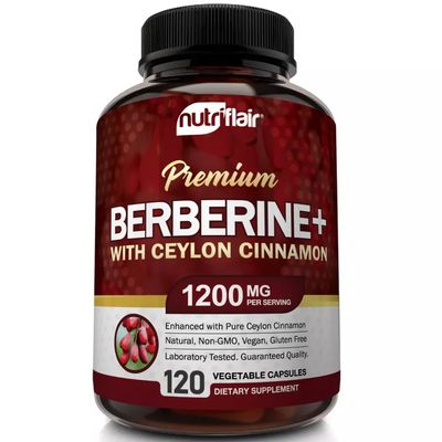 Nutriflair | Berberina HCL 1200mg | Con Canela de Ceilan | 120 Capsulas Nutriflair | Berberina HCL 1200mg | Con Canela de Ceilan | 120 Capsulas