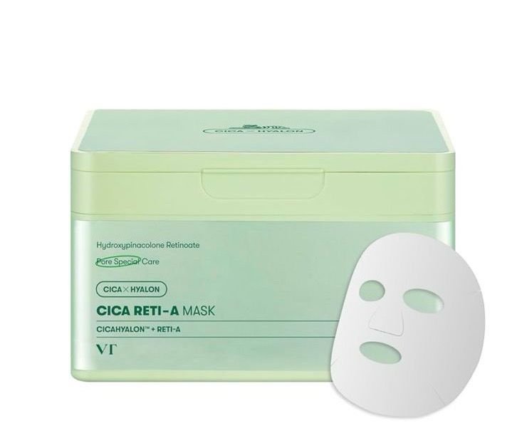 Mascarilla facial reparadora  | Renueva y suaviza | 30u | Reti-A Mask | Top
