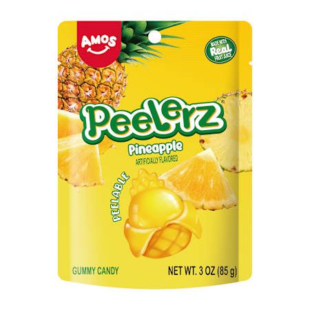 Peelerz – Gomitas pelables - Piña |  3 oz