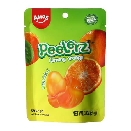 Peelerz – Gomitas pelables - Naranja | 3oz | EUA Peelerz – Gomitas pelables - Naranja | 3oz | EUA