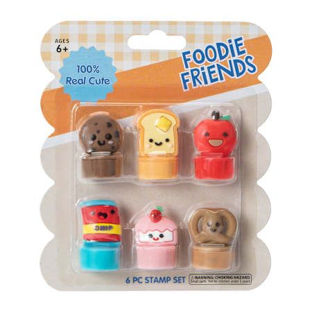 Set de 6 Sellos - Foodie Friends Set de 6 Sellos - Foodie Friends