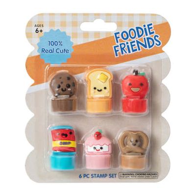 Set de 6 Sellos - Foodie Friends Set de 6 Sellos - Foodie Friends