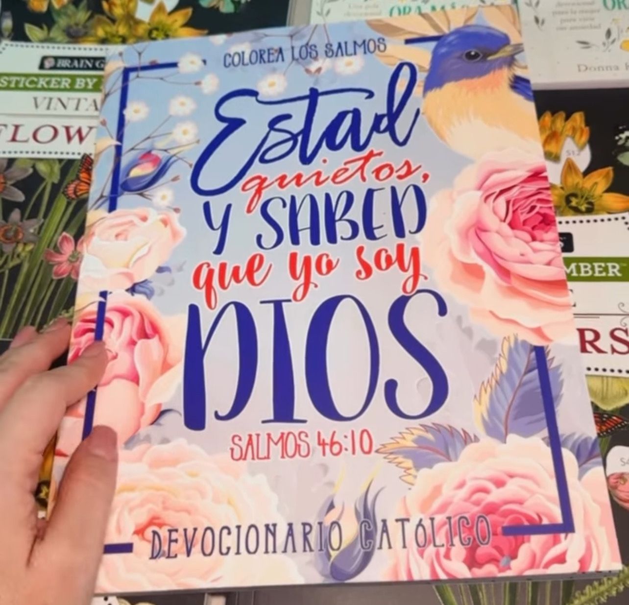 Colorea los Salmos / Estad Quietos y Sabed que yo soy Dios | colorear