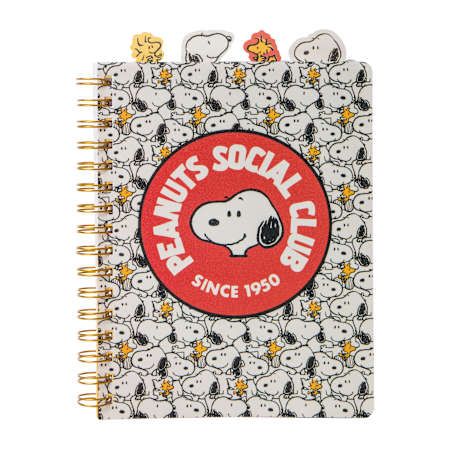 Libreta Snoopy con separadores