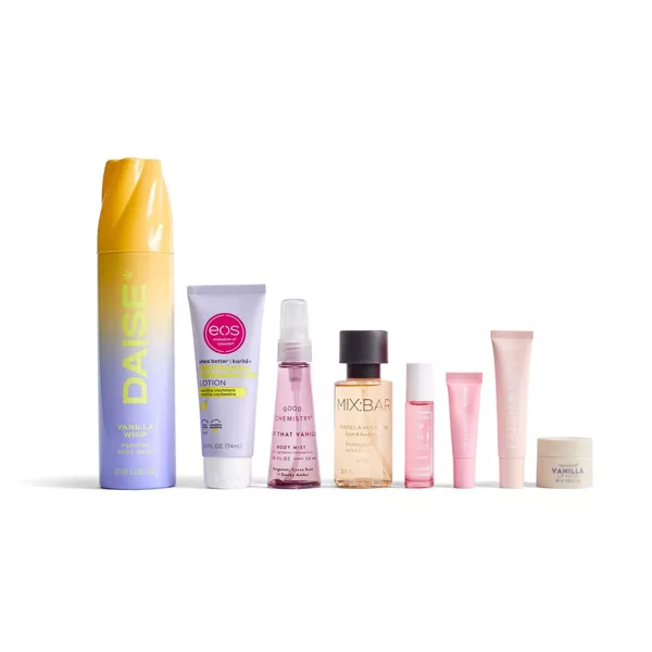 Set de Cuidado Personal | Fragancia Vainilla | 8 Piezas