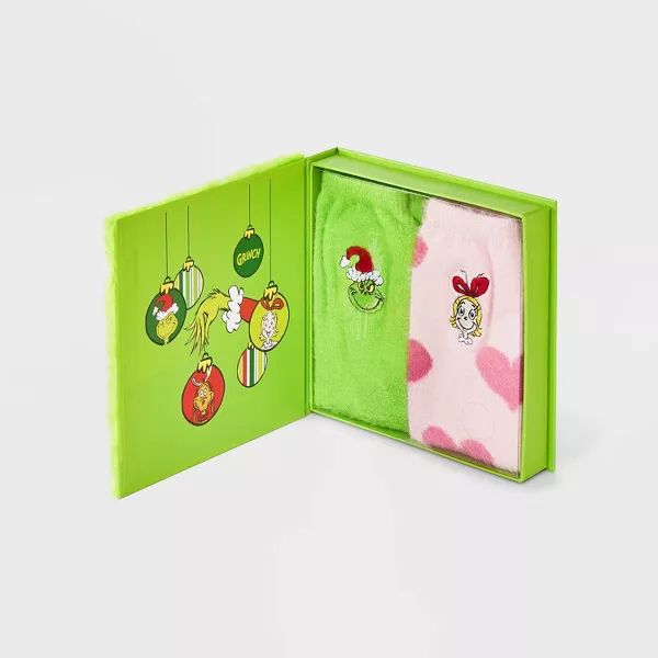 Grinch | Set de Calcetas Cozy | 2 Pares Grinch | Set de Calcetas Cozy | 2 Pares