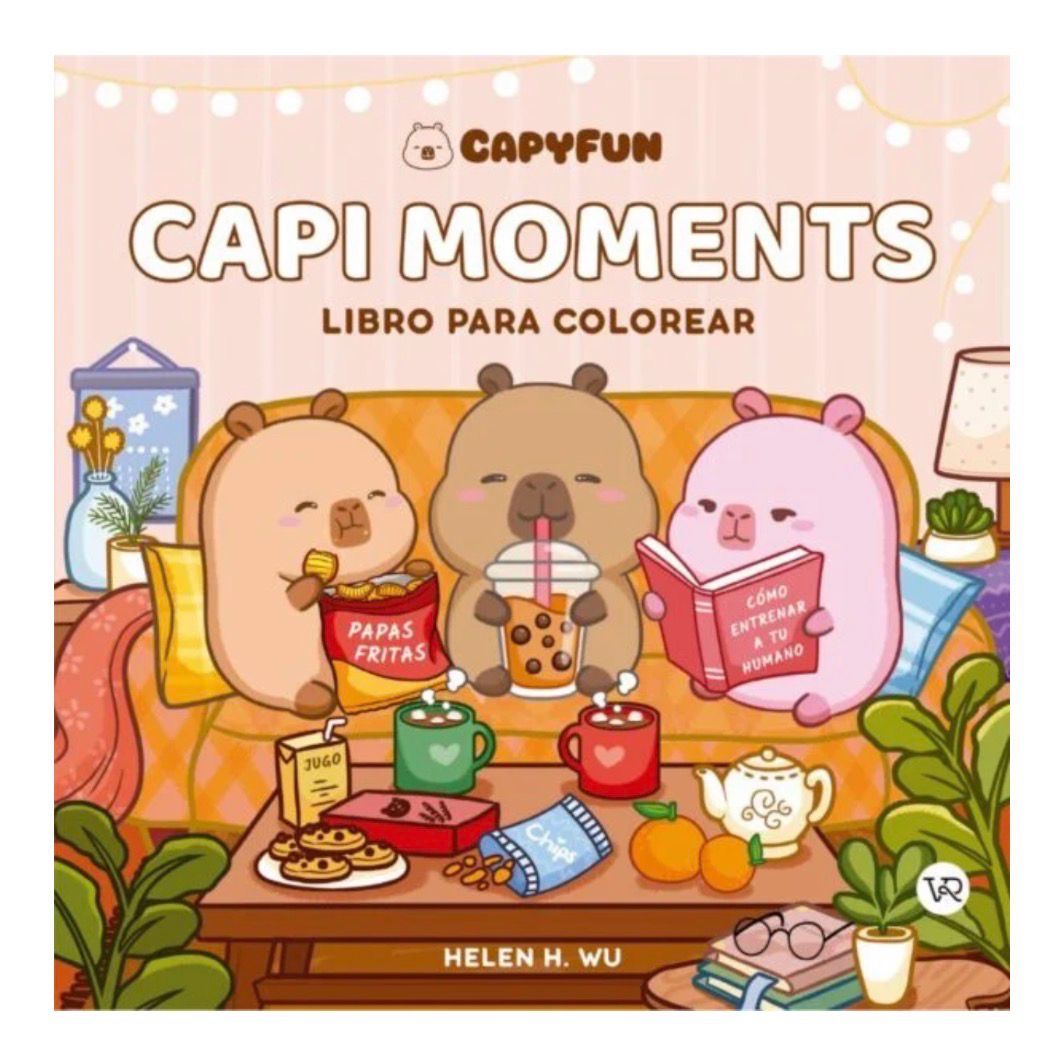 Capi Moments | Libro para colorear | Helen H. Wu | FIL Capi Moments | Libro para colorear | Helen H. Wu | FIL