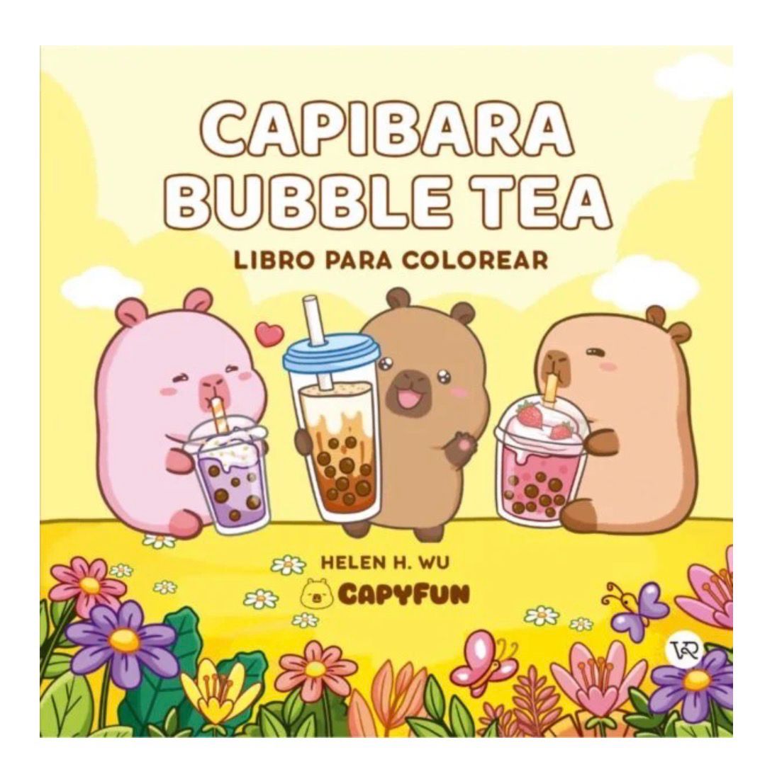 Capibara Bubble Tea | Libro para colorear | Helen H. Wu | FIL Capibara Bubble Tea | Libro para colorear | Helen H. Wu | FIL