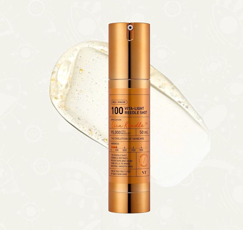 100 Reedle shot / Serum  con  microagujas con Vitamina C- VT COSMETICS