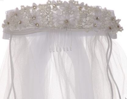Flower Crown 24&quot; Veil