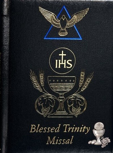 Blessed Trinity Missal Silvertex Black