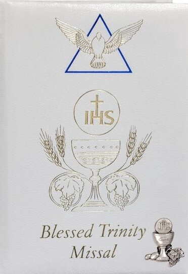 Blessed Trinity Missal Silvertex White