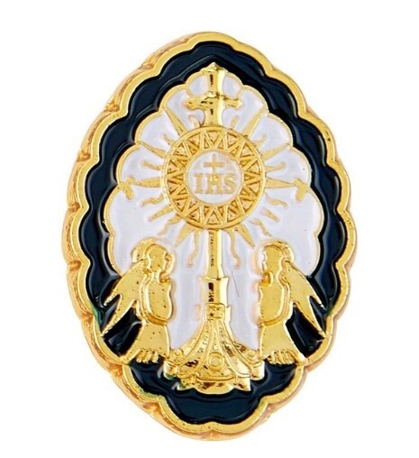 First Communion Adoration Lapel Pin