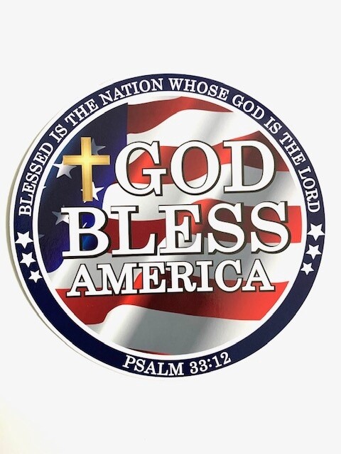 God Bless America Auto Magnet