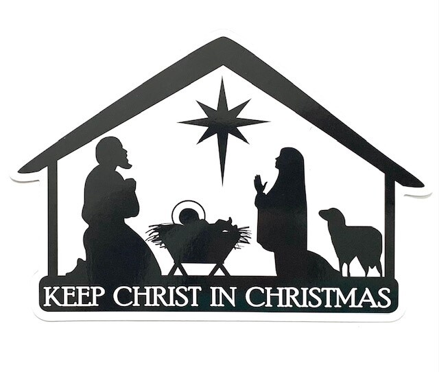 Keep Christ in Christmas Auto Magnet