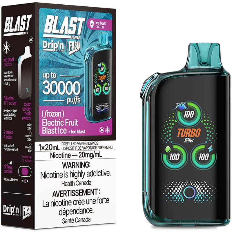 Drip&#39;n by Envi Fasta Blast 30k (Electric Fruit Blast Ice)