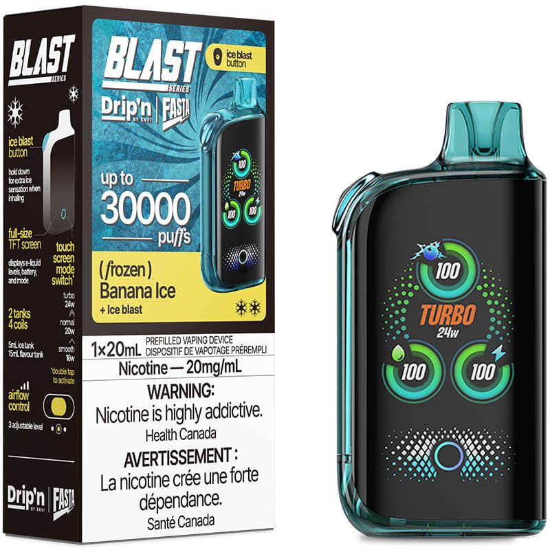 Drip&#39;n by Envi Fasta Blast 30k (Banana Ice)
