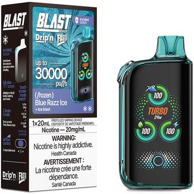 Drip&#39;n by Envi Fasta Blast 30k (Blue Razz Ice)