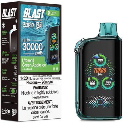 Drip&#39;n by Envi Fasta Blast 30k (Green Apple Ice)