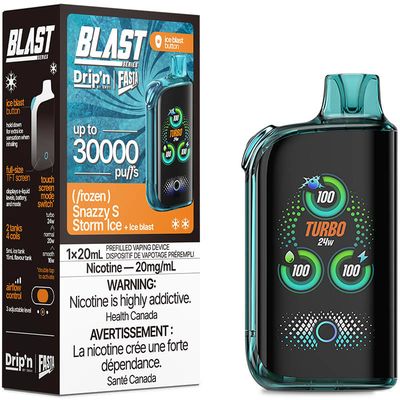 Drip&#39;n by Envi Fasta Blast 30k (Snazzy S Storm Ice)