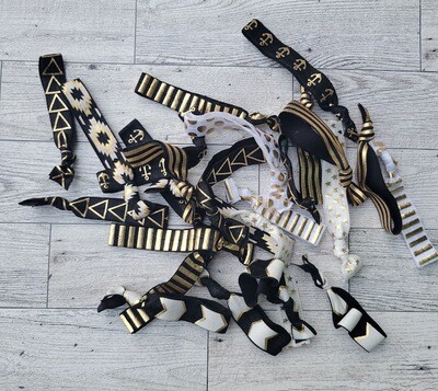 Elastic Hair Ties: 6/$1.00
Black and White