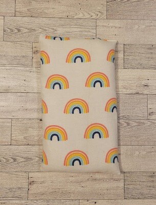 Regular Size Microwave/Freezer Rice Pack: Colorful Rainbows