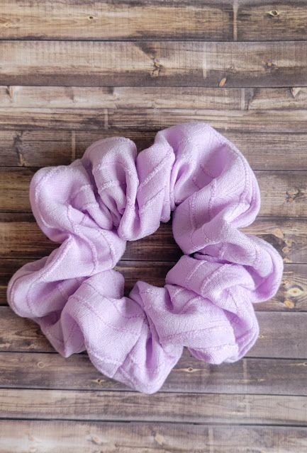Hair Scrunchie: Pale Lavender