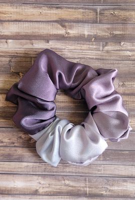 Hair Scrunchie: Purple Ombre