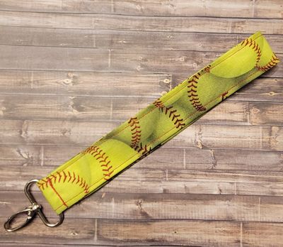 Softball Themed Lanyard