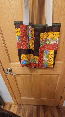 Vintage Quilted Tote Bag: A Grandma's Creation
