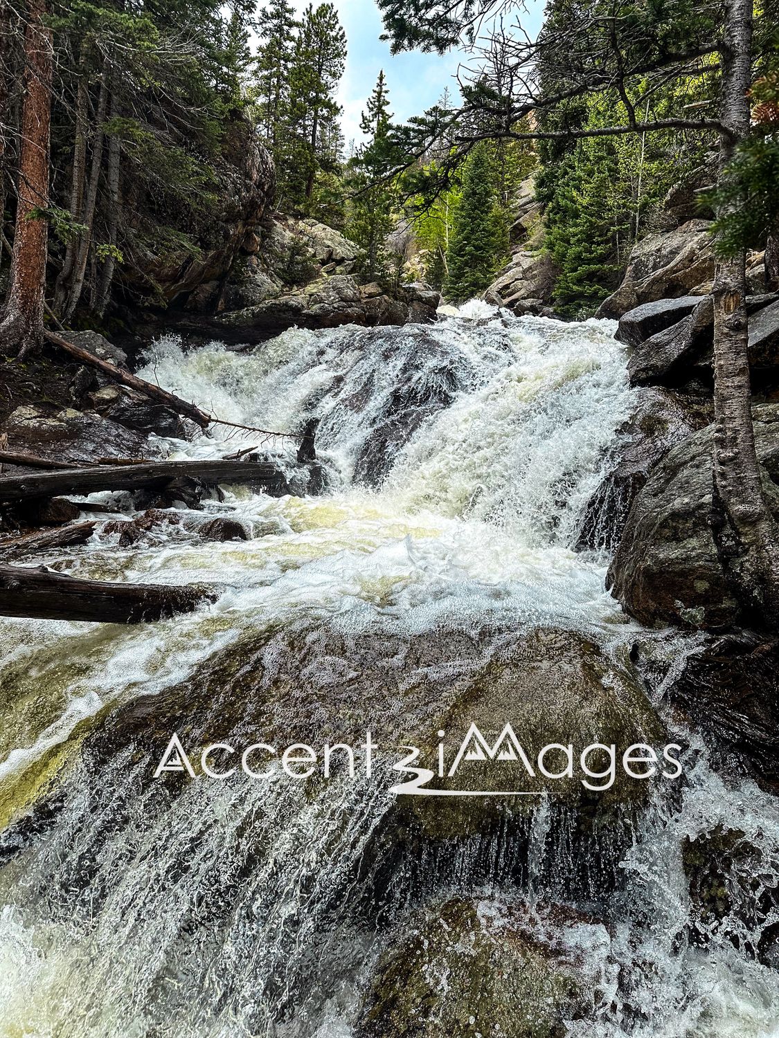 357.Prism Falls-Rocky Mtn Natl Park