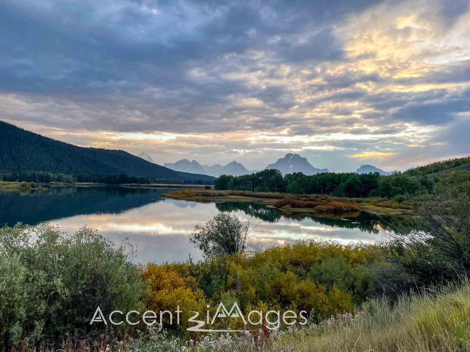 245.Reflections of Autumn.Jackson Lake-Grand Tetons