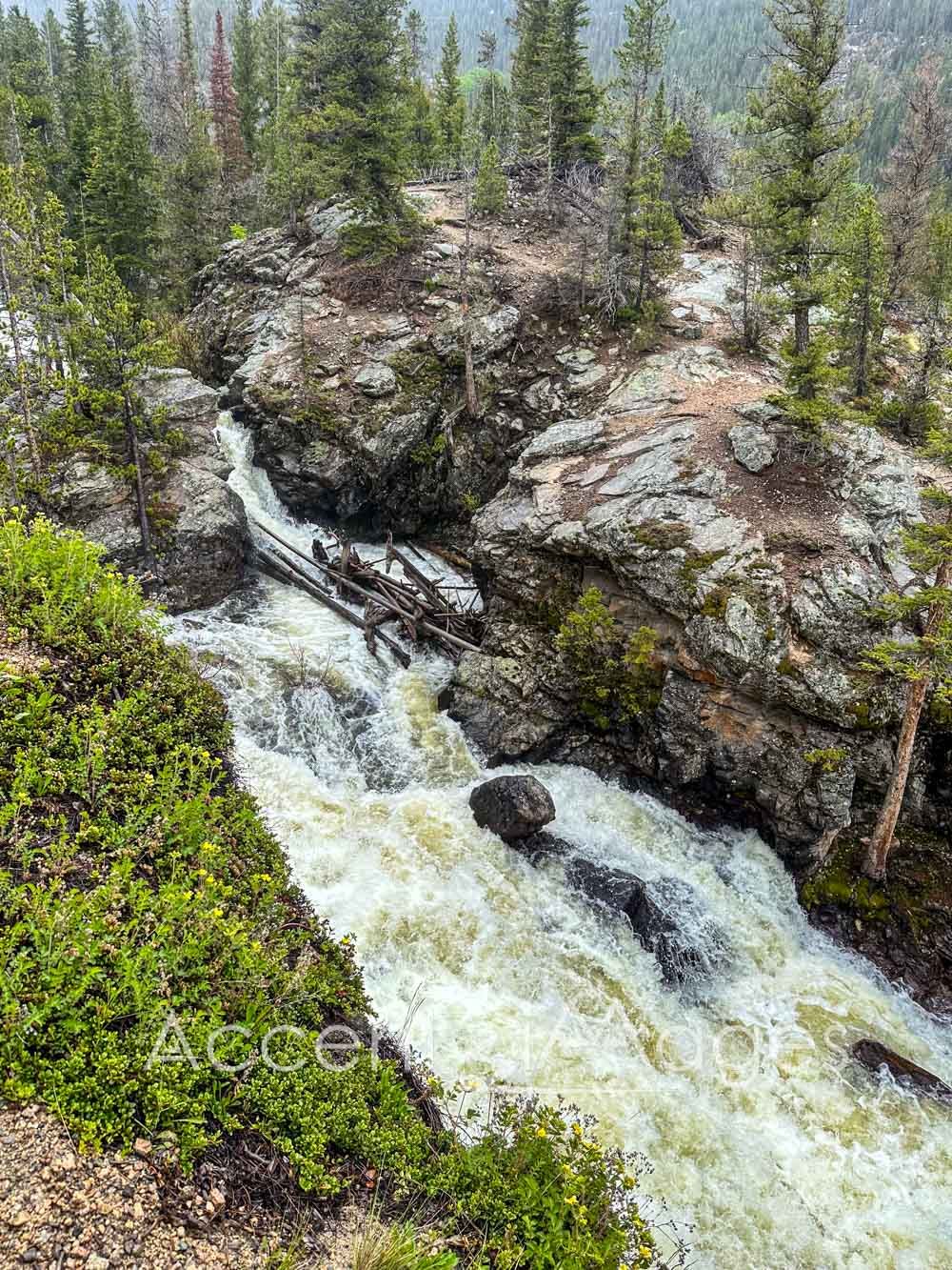 343.RMNP-Cascading Adams Falls