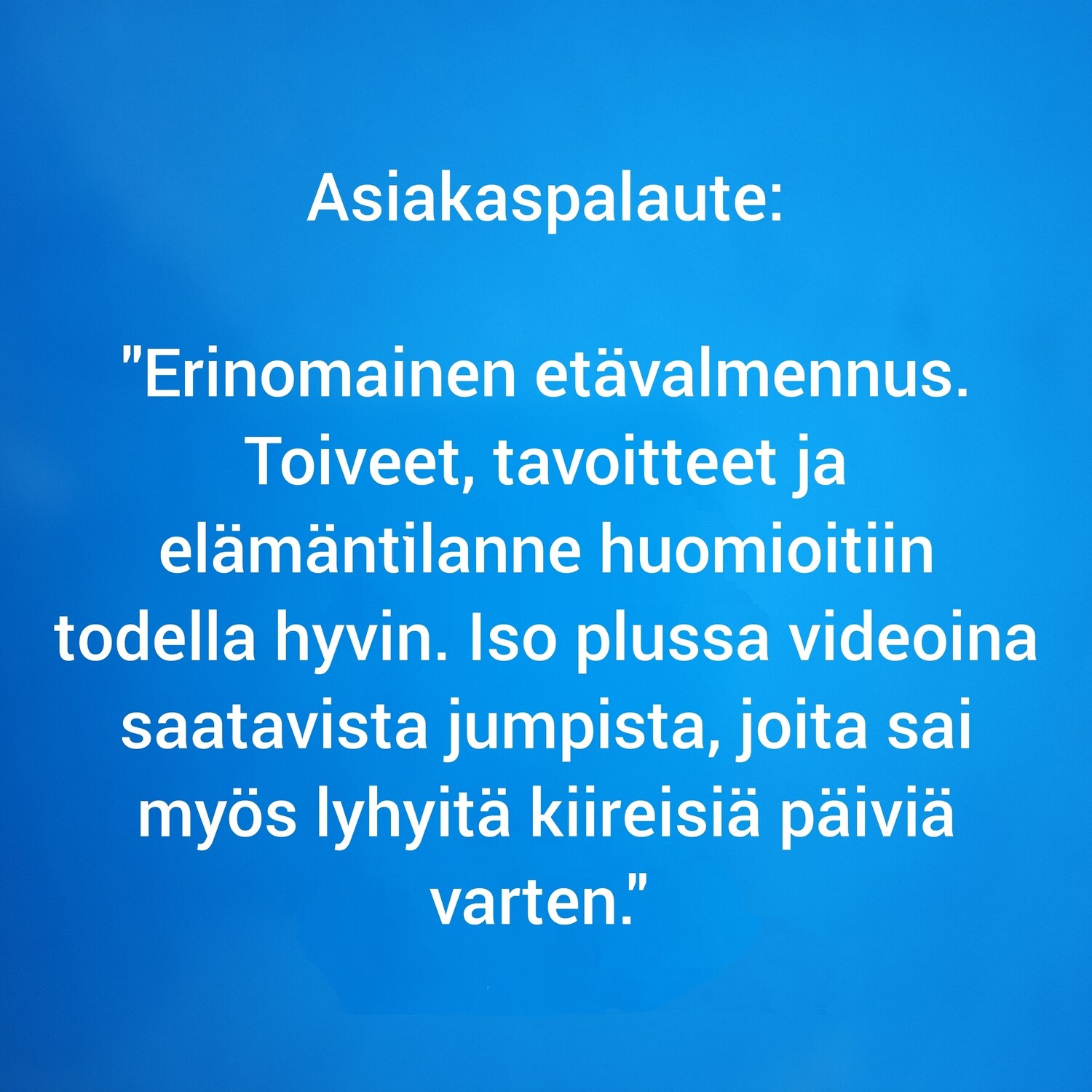 Harjoitusohjelma etänä valitsemillasi lajeilla - mahdollisuus 4-20vkon ohjelmaan