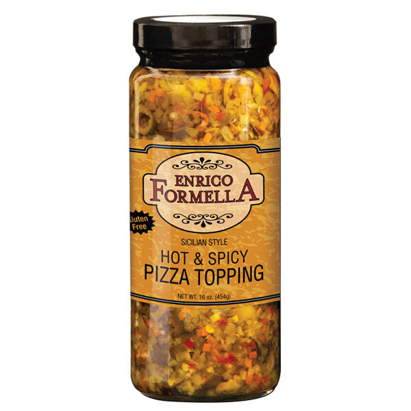 E. Formella Hot & Spicy Pizza Topping 16 0z