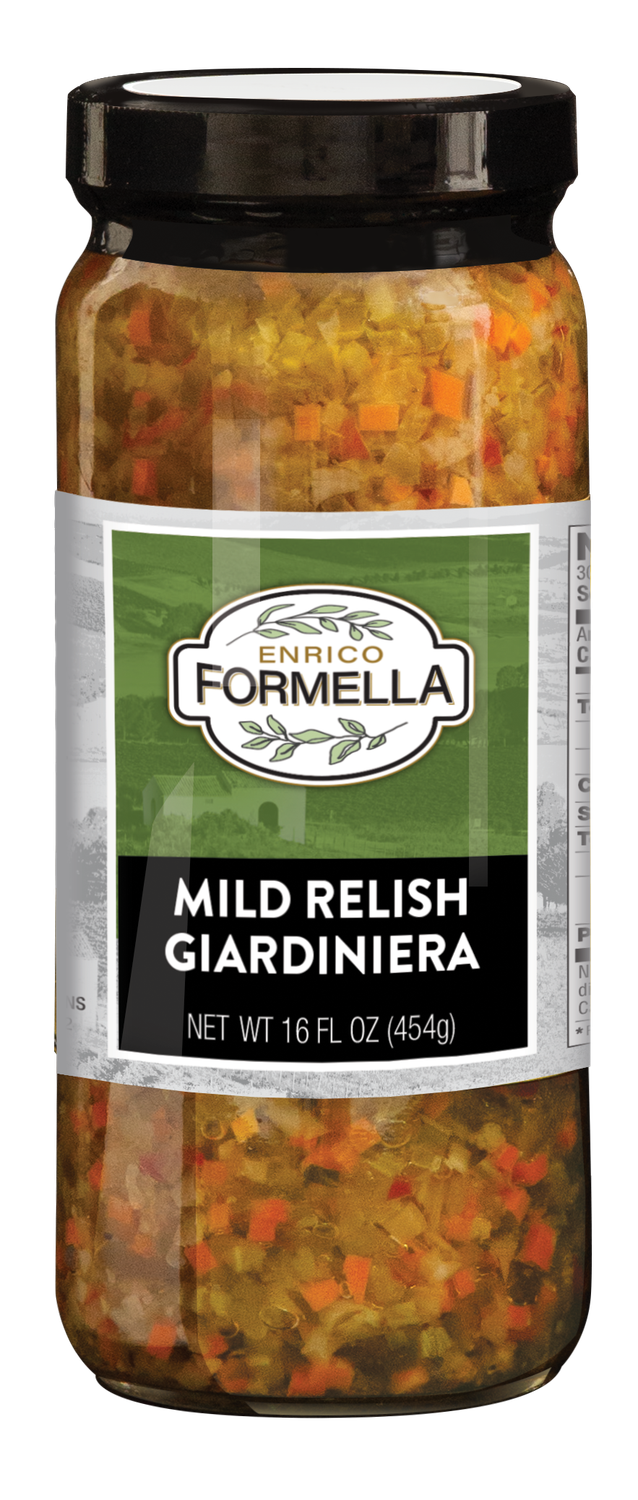 E. Formella Mild Giardiniera Relish 16 oz