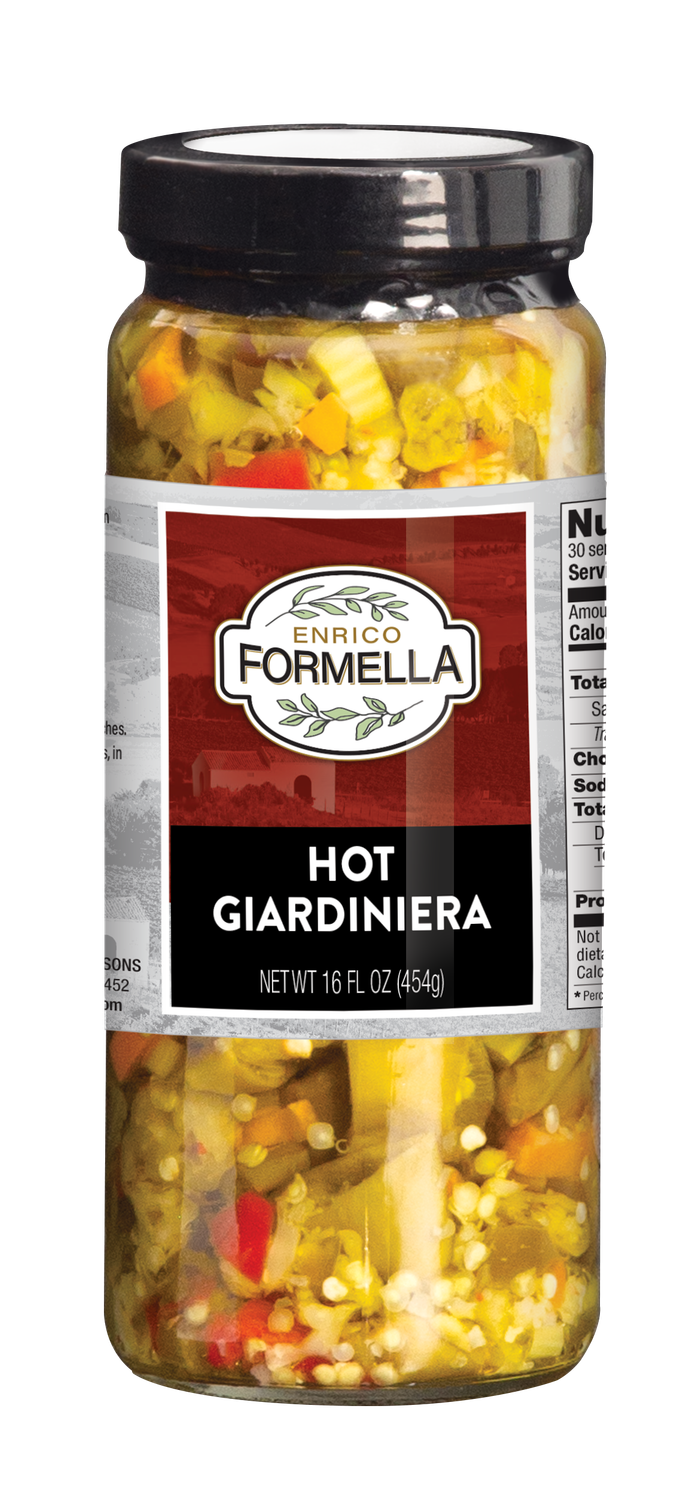 E. Formella Hot Giardiniera 16oz