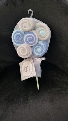Tendertyme 12 Washcloths Lollipop-Blue