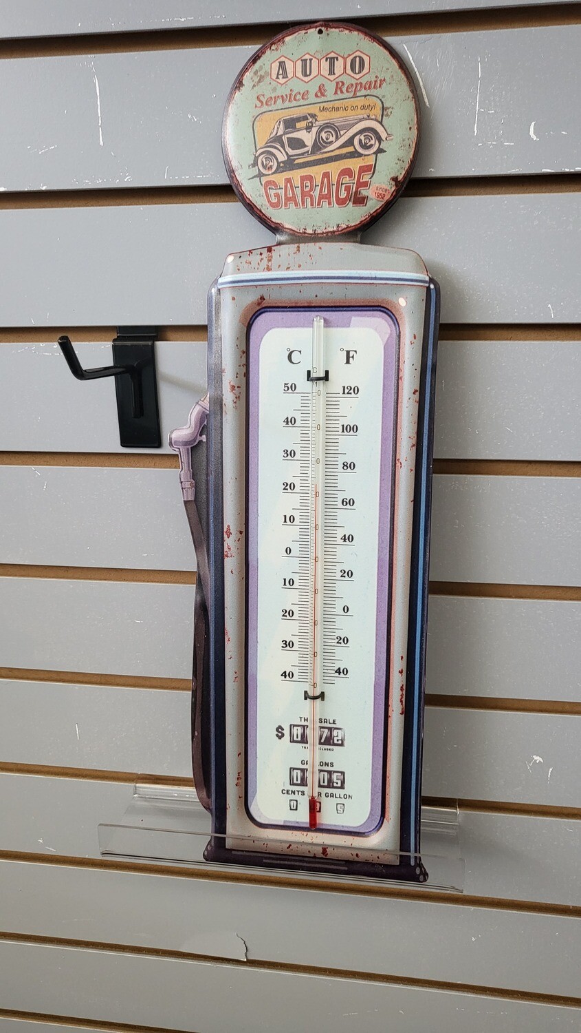 Vintage Pump thermometer