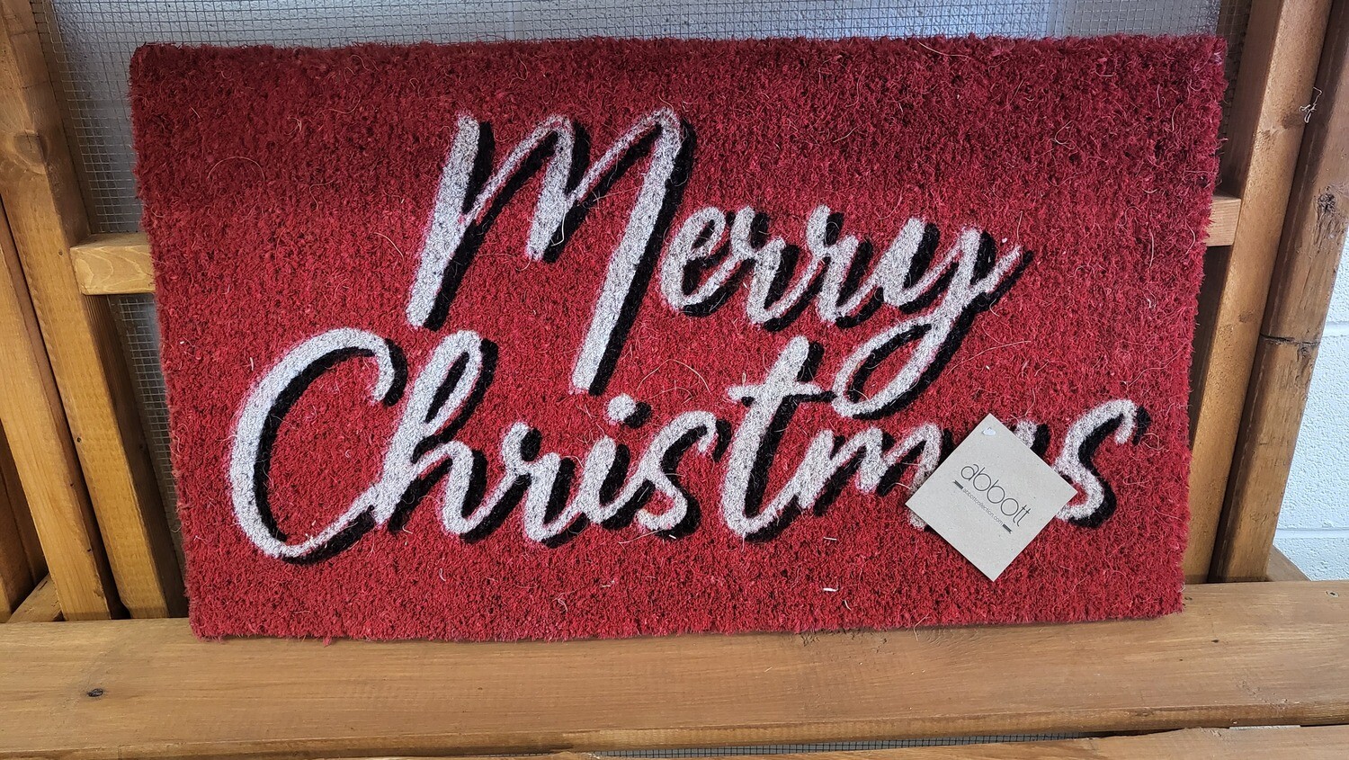 Doormat - Sisal - &quot;Merry Christmas&quot;