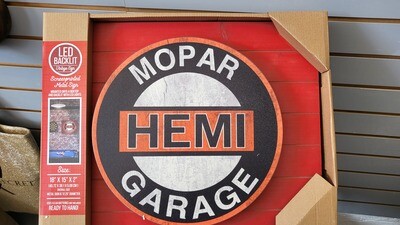 Sign - &quot;Hemi Mopar&quot; Garage