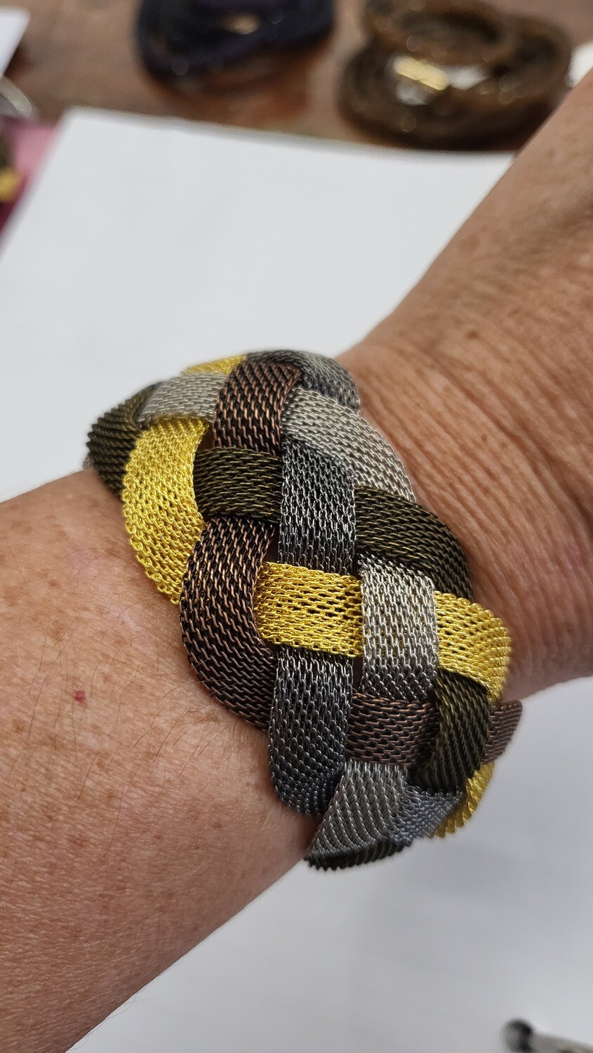 Bracelet-Multi-tone Weave