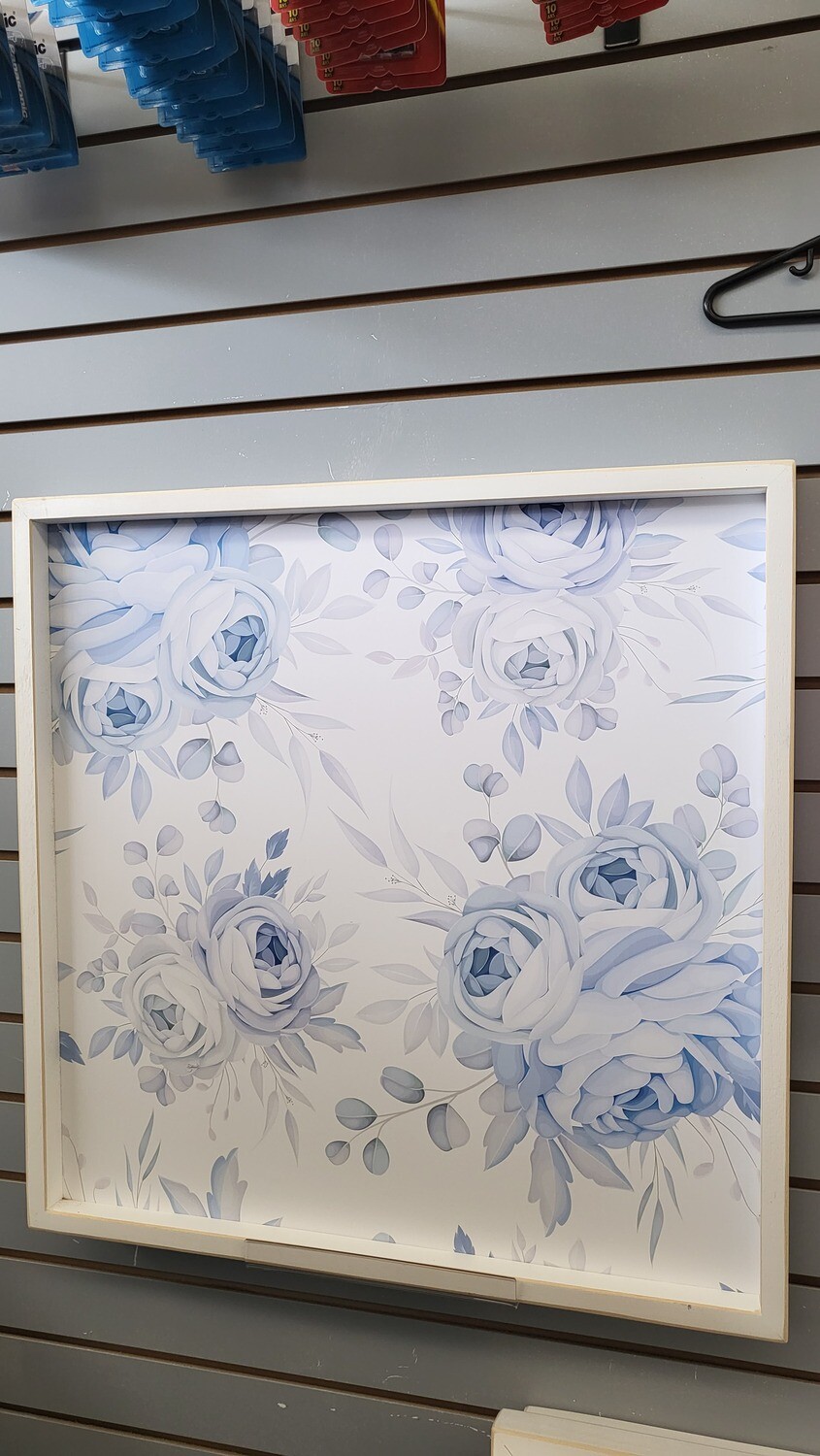 Print-Light Blue Flowers