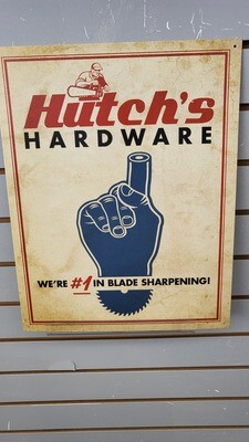 Tin Sign - Hutch&#39;s Hardware