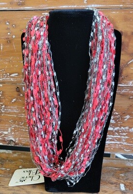 Necklace-Red Confetti