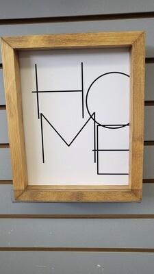 Sign - HOME