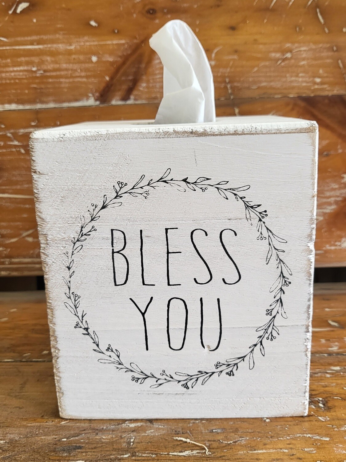 Tissue Box - &quot;Bless You&quot;