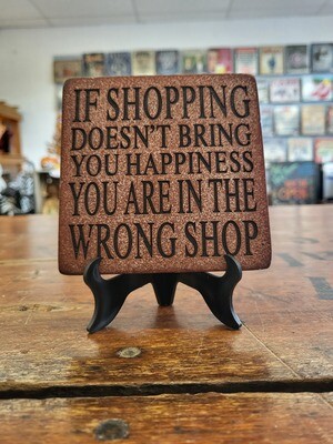 Coaster/plaque-if shopping